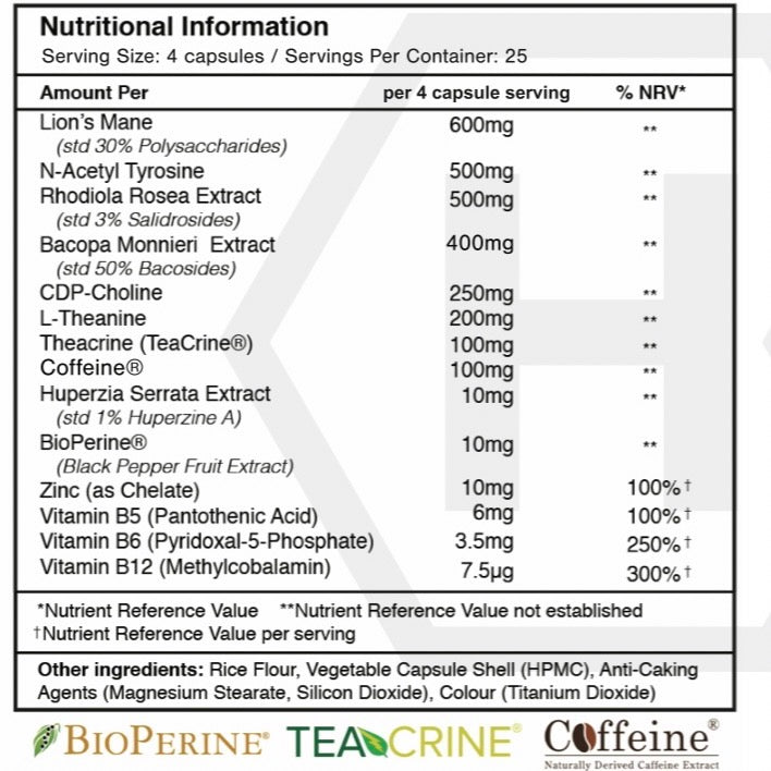HPS (Human Performance Solutions) Outsmart - 100 Capsules