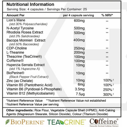 HPS (Human Performance Solutions) Outsmart - 100 Capsules