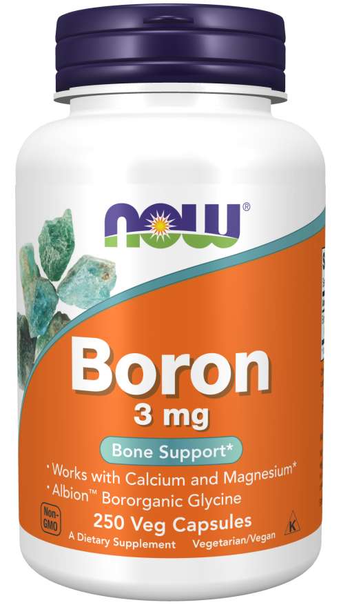 Now Foods Boron 3mg - 250 Veg Capsules