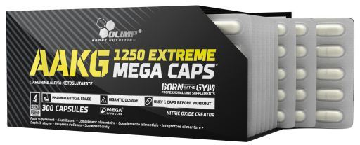 Olimp Nutrition AAKG 1250 Extreme Mega Caps - 300 Caps