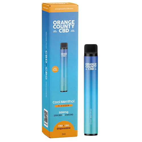 Orange County CBD/CBG Disposable Vape (500mg) - 2ml / 3ml