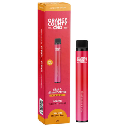 Orange County CBD/CBG Disposable Vape (500mg) - 2ml / 3ml