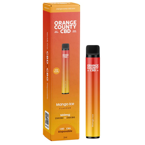 Orange County CBD/CBG Disposable Vape (500mg) - 2ml / 3ml