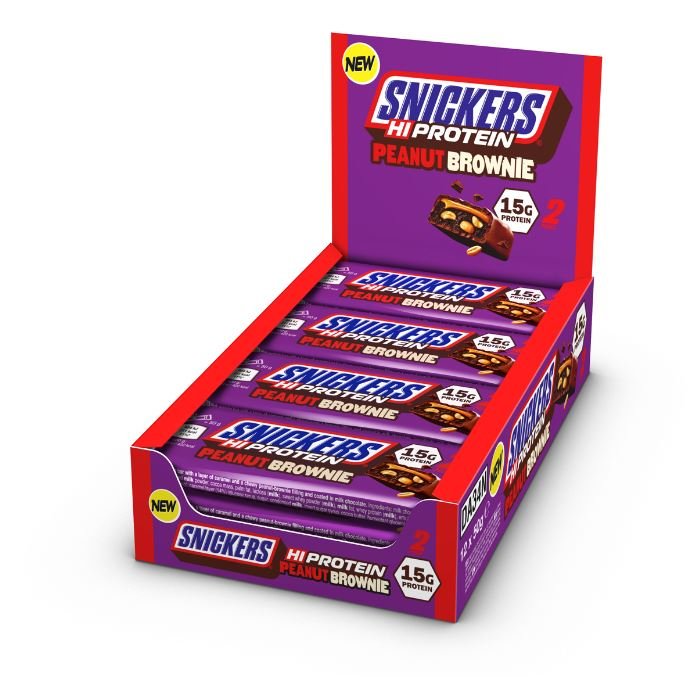 Snickers Hi Protein Brownie Bars - 12 x 50g