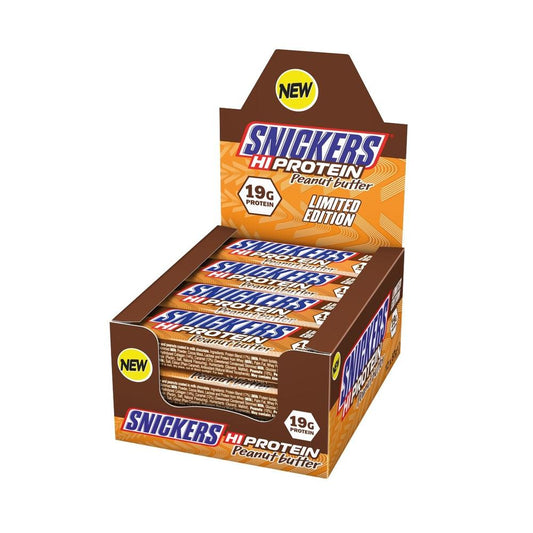Snickers High Protein Peanut Butter Bar - 12 x 57g