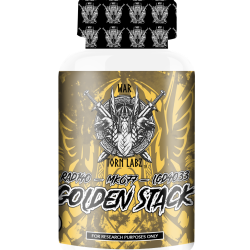 War Torn Labz Golden Stack (LGD4033, MK677 & RAD140) - 60 Veg Capsules