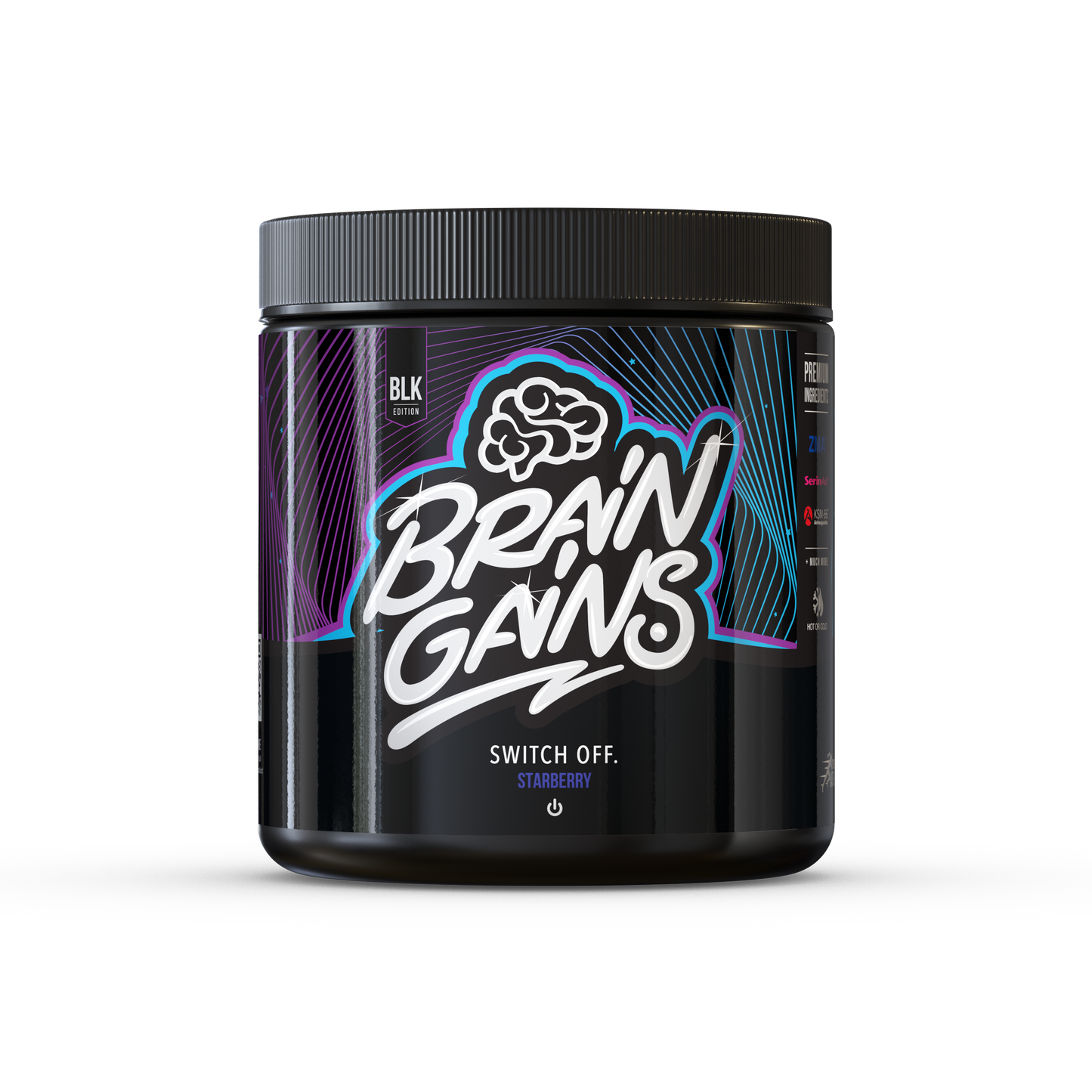 Brain Gains Switch Off Black Edition - 200g